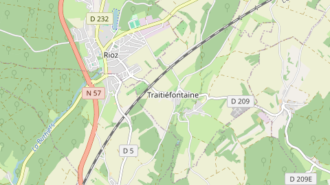 Carte de localisation de l'évènement