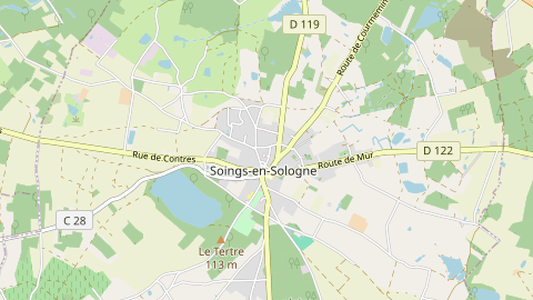 Carte de localisation de l'évènement