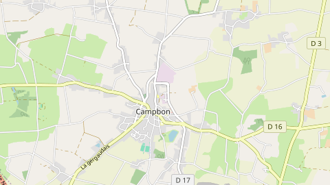 Carte de localisation de l'évènement