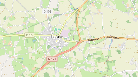 Carte de localisation de l'évènement