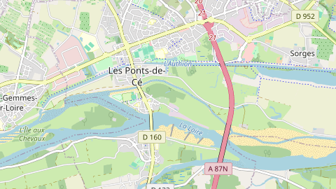 Carte de localisation de l'évènement