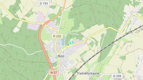Carte de localisation de l'évènement