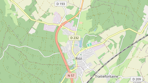 Carte de localisation de l'évènement