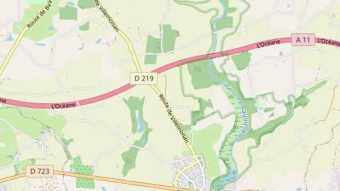 Carte de localisation de l'évènement