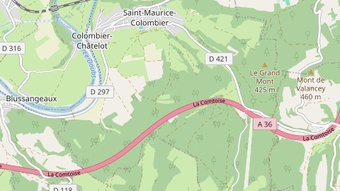 Carte de localisation de l'évènement