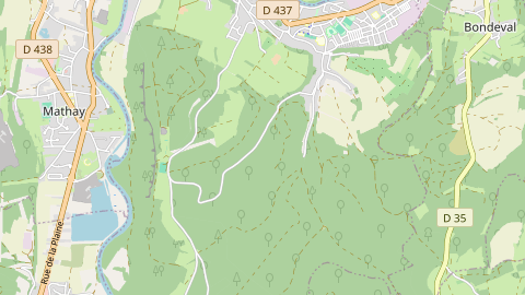 Carte de localisation de l'évènement