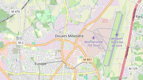 Carte de localisation de l'évènement