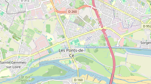 Carte de localisation de l'évènement