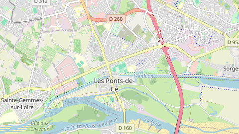 Carte de localisation de l'évènement
