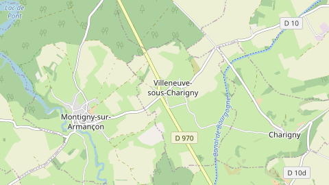 Carte de localisation de l'évènement