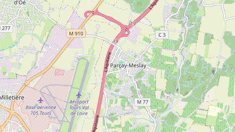 Carte de localisation de l'évènement