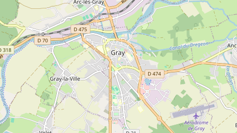 Carte de localisation de l'évènement