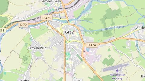 Carte de localisation de l'évènement