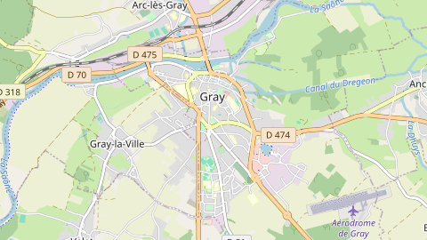 Carte de localisation de l'évènement