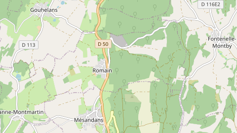 Carte de localisation de l'évènement