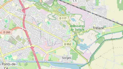Carte de localisation de l'évènement