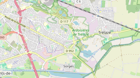 Carte de localisation de l'évènement