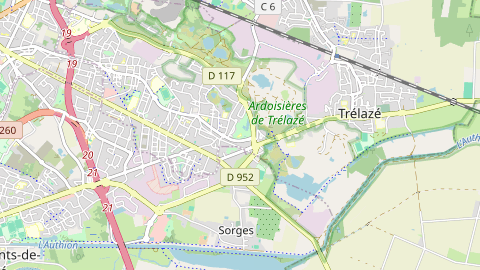 Carte de localisation de l'évènement