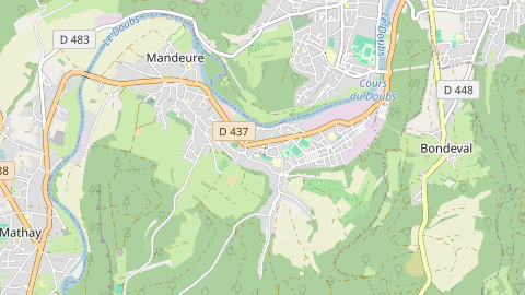Carte de localisation de l'évènement