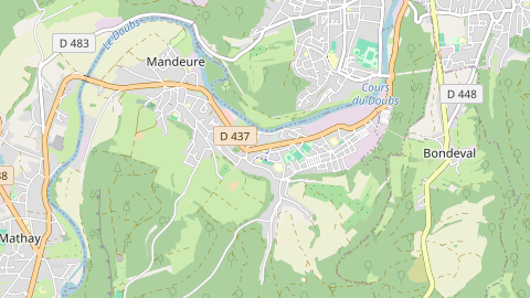 Carte de localisation de l'évènement