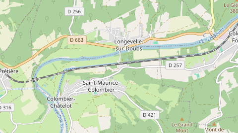Carte de localisation de l'évènement