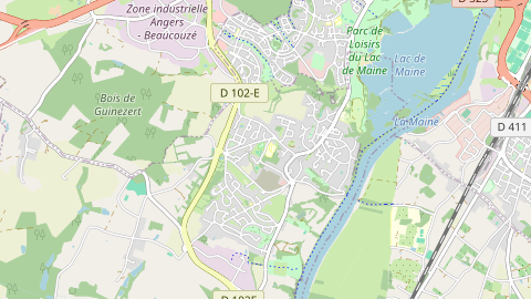 Carte de localisation de l'évènement