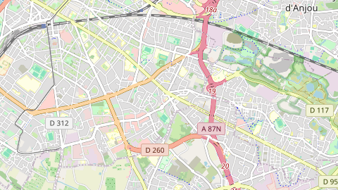 Carte de localisation de l'évènement