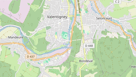 Carte de localisation de l'évènement