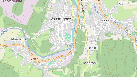 Carte de localisation de l'évènement