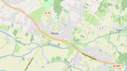 Carte de localisation de l'évènement