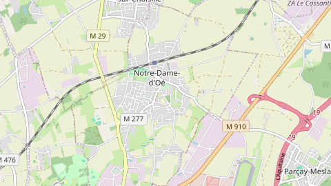 Carte de localisation de l'évènement