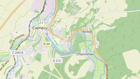 Carte de localisation de l'évènement