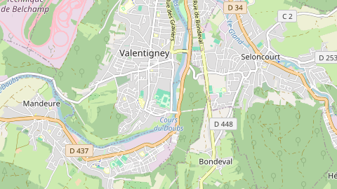 Carte de localisation de l'évènement