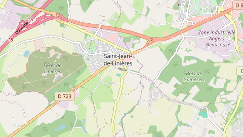 Carte de localisation de l'évènement