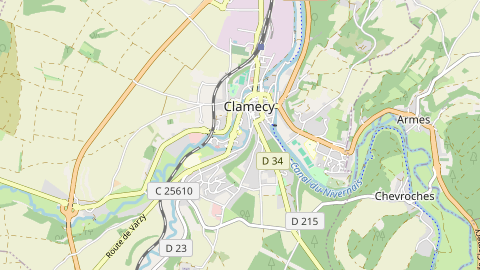 Carte de localisation de l'évènement