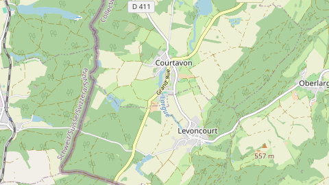Carte de localisation de l'évènement