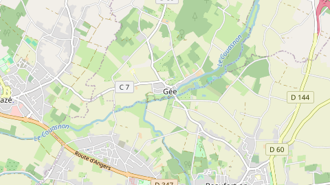 Carte de localisation de l'évènement