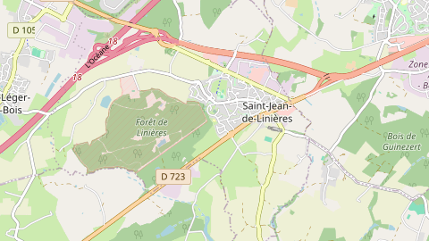 Carte de localisation de l'évènement