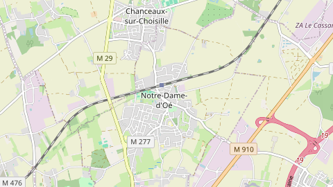 Carte de localisation de l'évènement