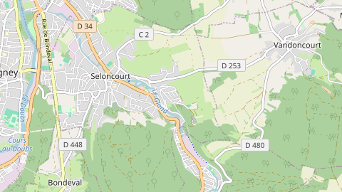 Carte de localisation de l'évènement