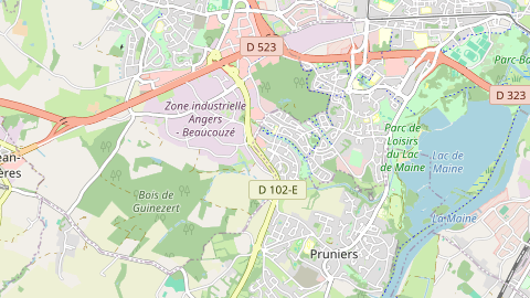 Carte de localisation de l'évènement