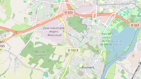 Carte de localisation de l'évènement