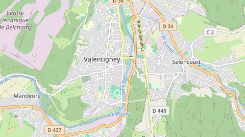 Carte de localisation de l'évènement