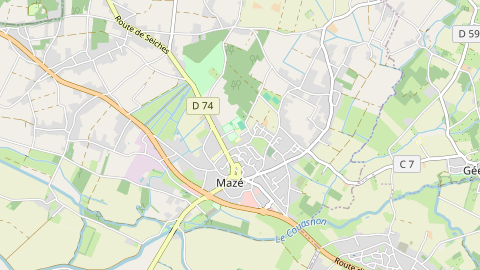 Carte de localisation de l'évènement
