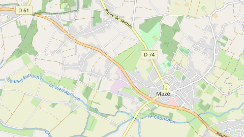 Carte de localisation de l'évènement