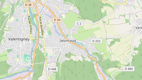 Carte de localisation de l'évènement