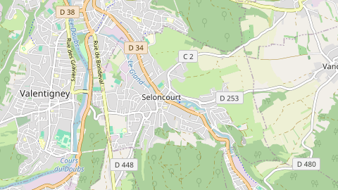 Carte de localisation de l'évènement