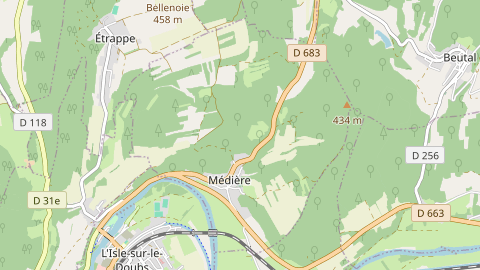 Carte de localisation de l'évènement