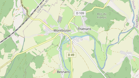 Carte de localisation de l'évènement