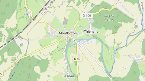 Carte de localisation de l'évènement